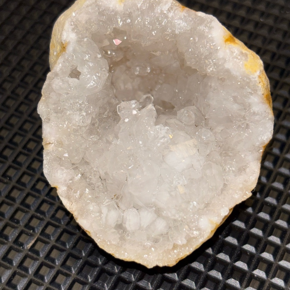 White Natural Geode Crystal